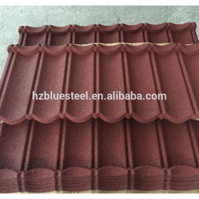 Color Stone Coated Bond Shingle Classic Roof Tile Sheet , Cheap Building Material Steel Roof Price