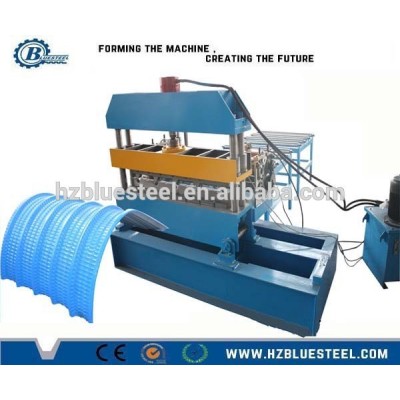 Stainless Steel Metal Roof Sheet Crimping Curving Machine