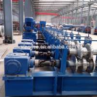 Hebei PLC Control and Hydraulic Station Metal Highway Guardrail Forming Machine,