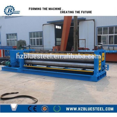 Corrugated Barrel Sheets Roll Forming Machine / Corrugated Sheet Making Machine