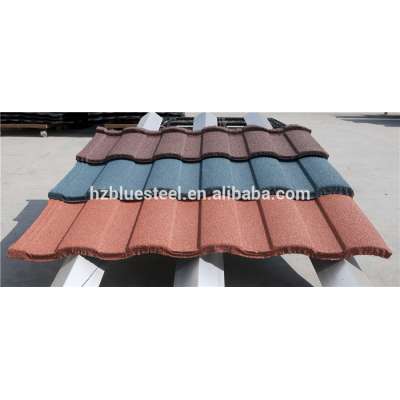 Bond Shingle Roman Modern Stone Coated Metal Roof Tile Jump Color Step Stone Coated Roof Sheet