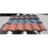 Bond Shingle Roman Modern Stone Coated Metal Roof Tile Jump Color Step Stone Coated Roof Sheet