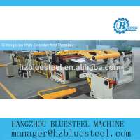 steel coil slitting line with decoiler and recoiler