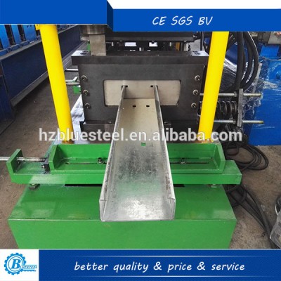 Good Quality Price Change size Roof Frame C Z Channel Section U Shape Purling Roll Forming Machine For Sale